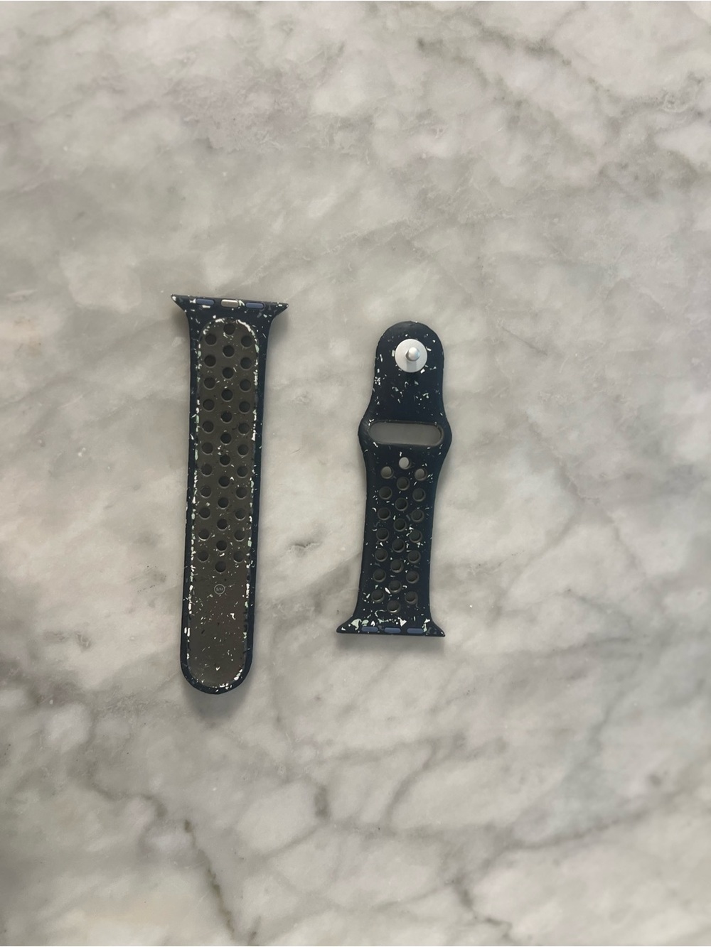 Nike Black and White Perforated Sport Band